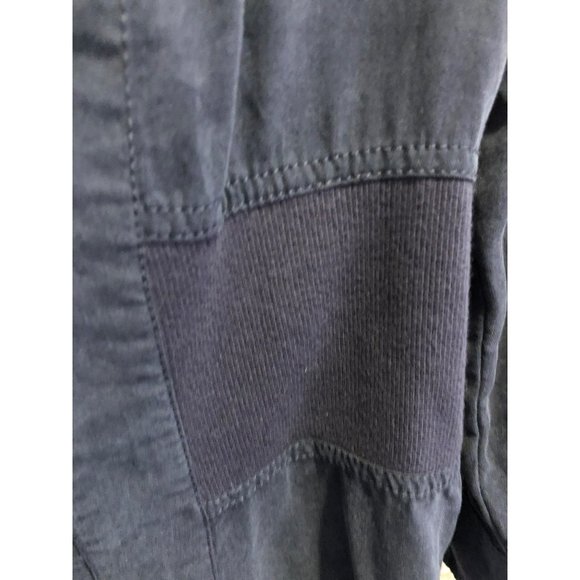 Soft Surroundings Snap Button Shirt Dress w/Ribbed Waist Sz L, LS - Picture 4 of 7